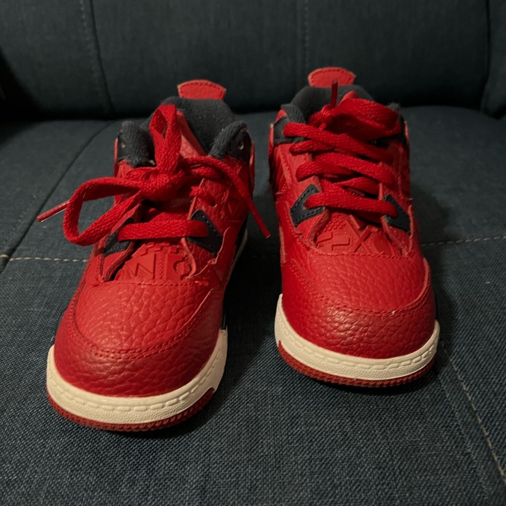 Jordan retro 4s red and navyblue unisex